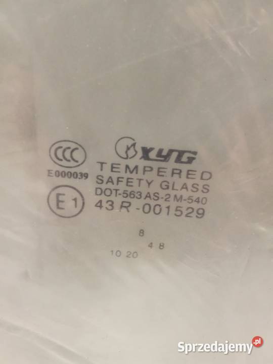 Szyba Drzwi Prawych Przednich Renault Megane II wielkopolskie Bralin