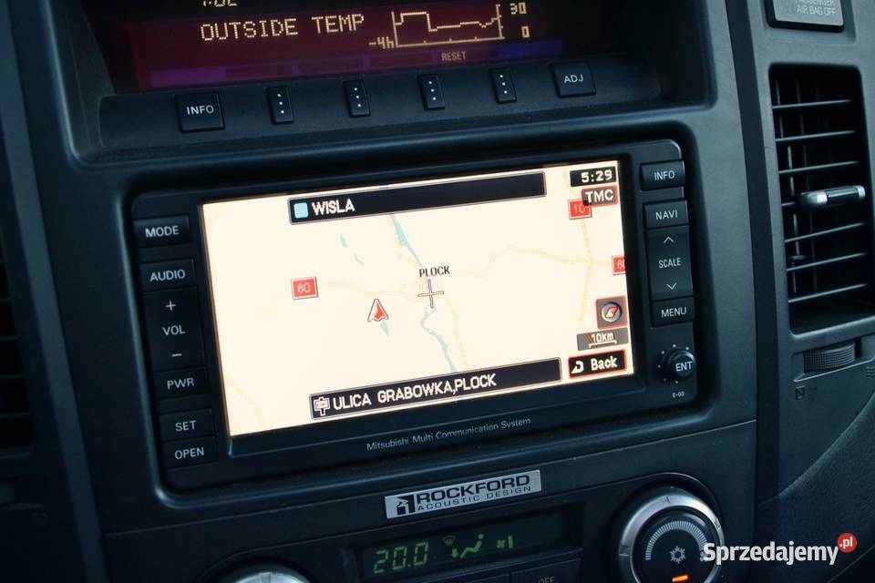 Pajero SALON 4X4 Automat Navi Tempomat kurtyny powietrzne Płock
