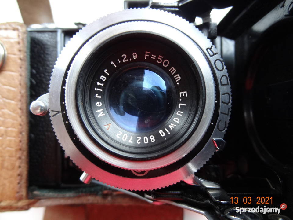 Aparat BELTICA zabytkowy obłożony SKÓRĄ Bydgoszcz sprzedam