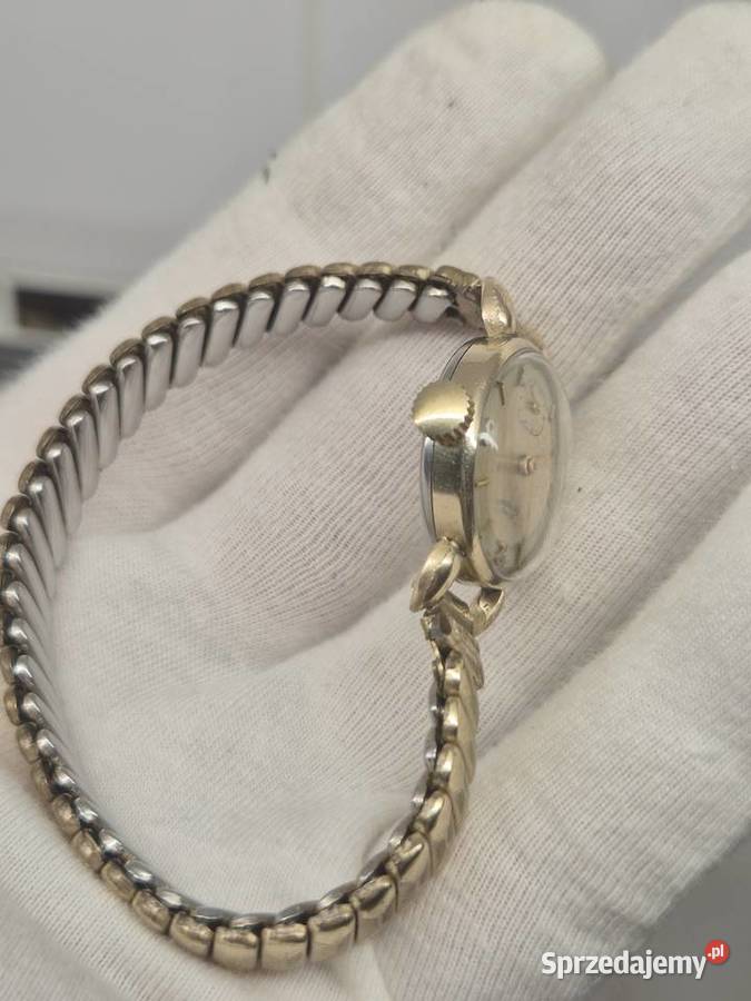 Damski zegarek vintage Girard Perregaux Au 20 śląskie Chorzów