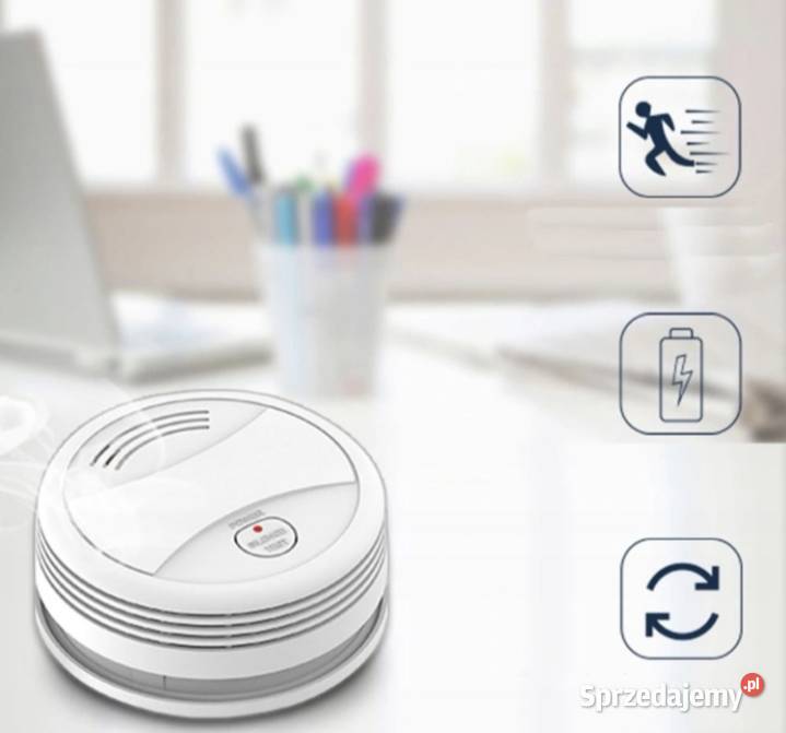 Bezprzewodowy czujnik dymu 2 Czujniki Olszyna