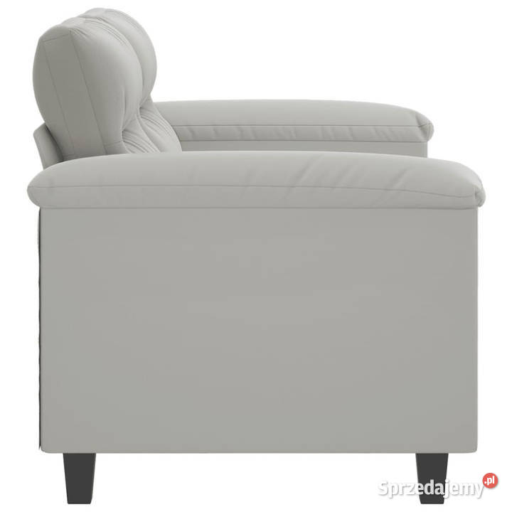 Sofa 2osobowa jasnoszara 120 tapicerowana Warszawa