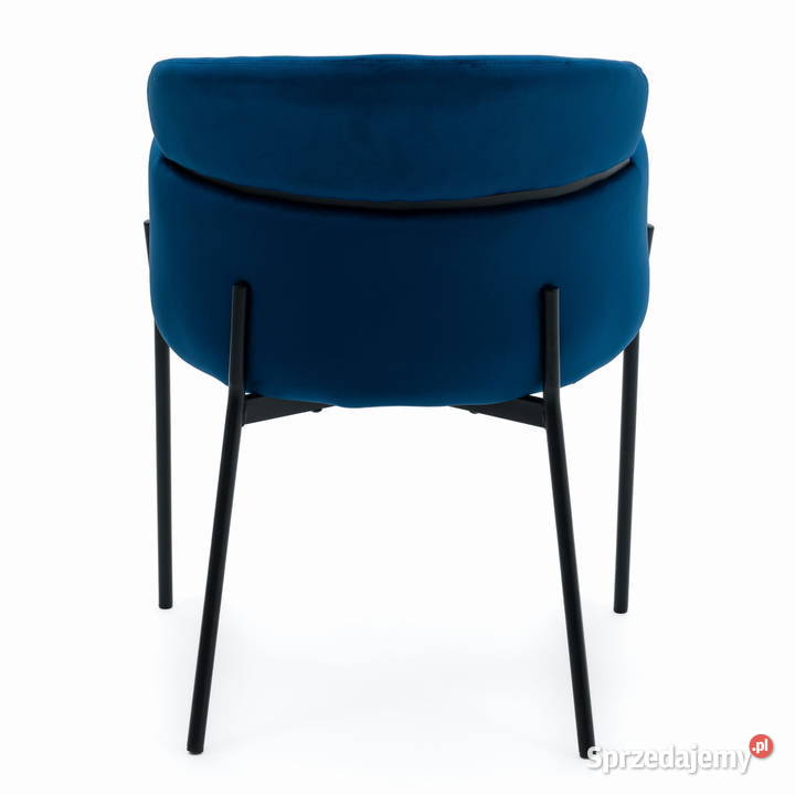 Krzesło Tapicerowane Bolzano Granatowe Wysyłka Tarchały Małe