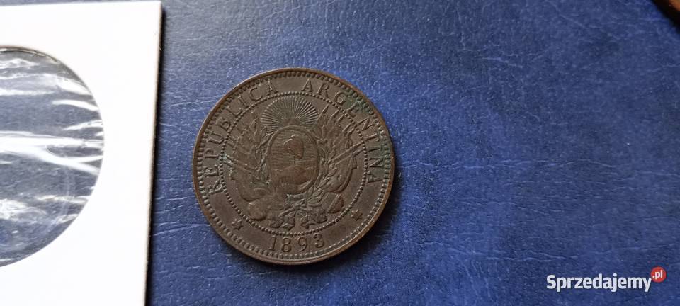 Stare monety 2 cent 1893 Argentyna Lesko sprzedam