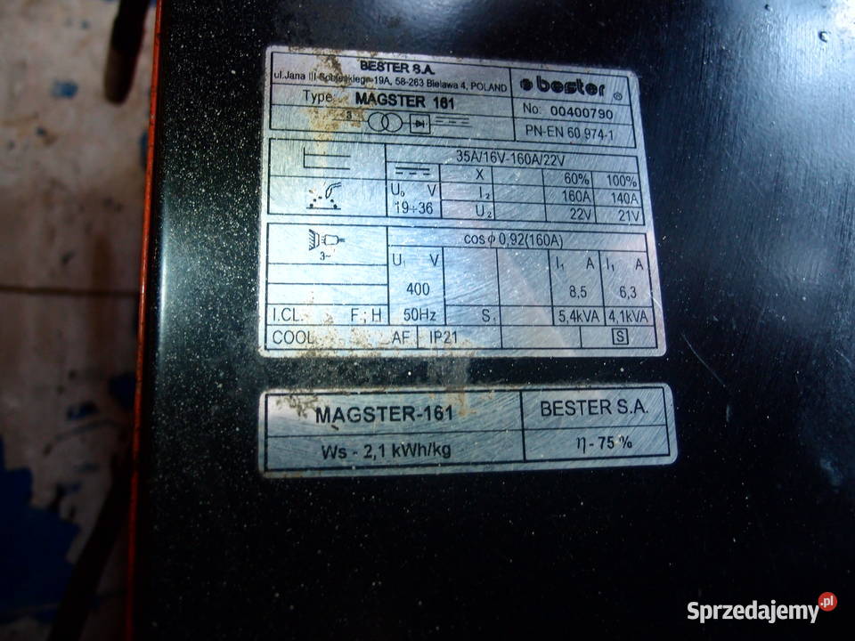 Zestaw do spawania gazowego Spawarka Bester 161 Spawanie i zgrzewanie łódzkie Łódź