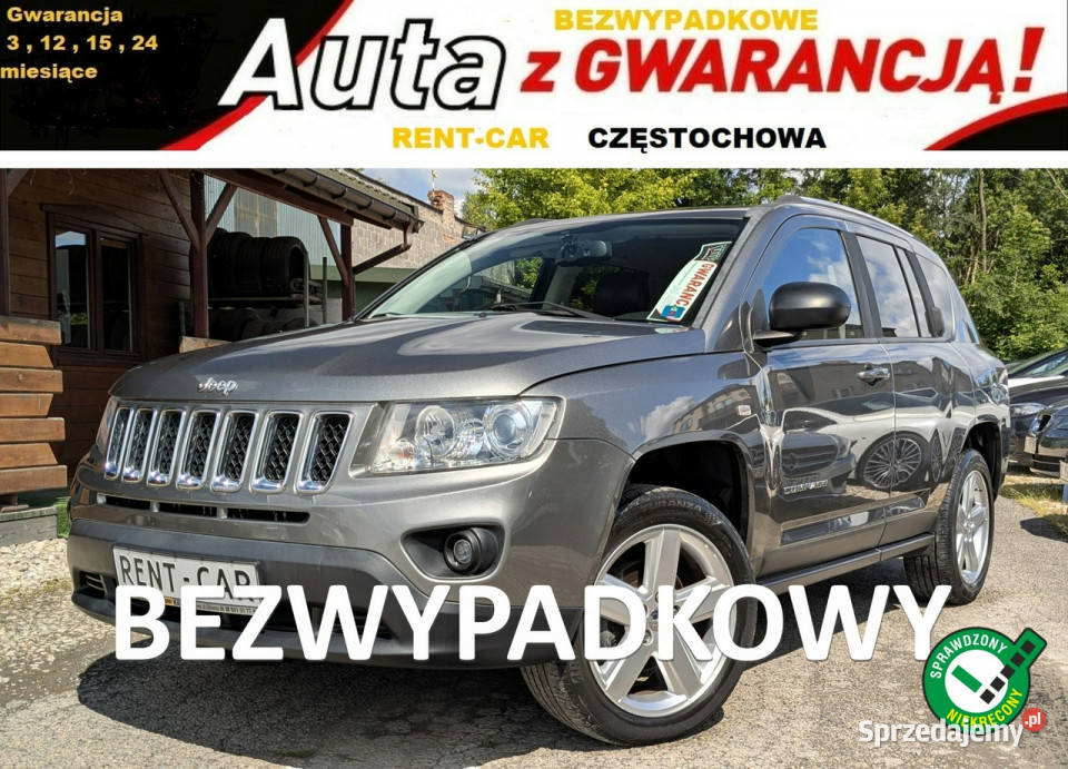 Jeep Compass 22D136OPŁACONYBezwypadkowy 132000 światła przeciwmgielne Częstochowa