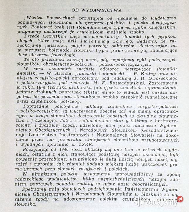 Słownik rosyjskopolski i polskorosyjski M F Chełm