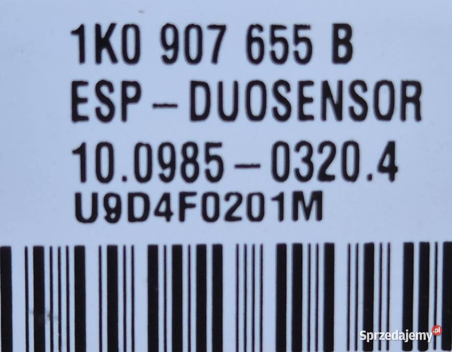 MODUŁ CZUJNIK SENSOR ESP VW SEAT AUDI SKODA osobowe Działoszyce