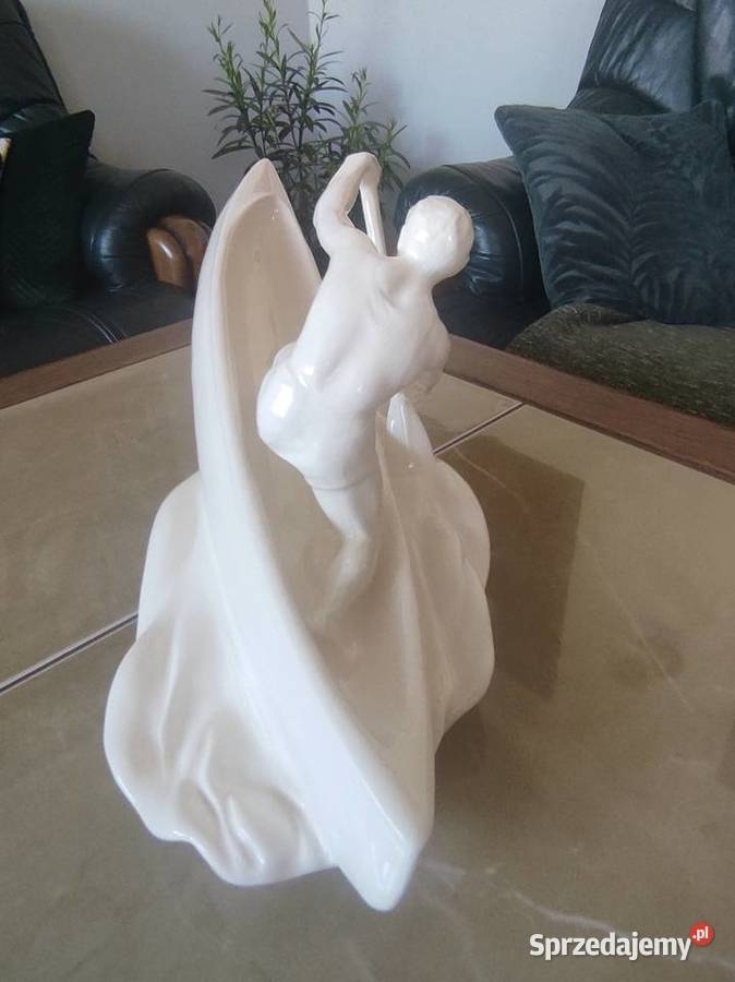 Duża ceramiczna figura Jihokera Bechyn Janów Lubelski
