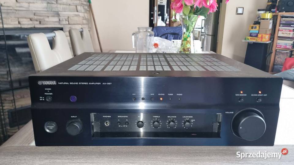 Wzmacniacz stereo YAMAHA AX397 2x60W 8ohm Black Warta