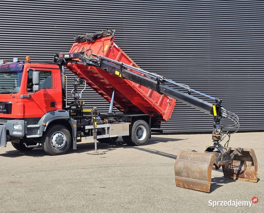 Man wywrotka 4x4 z dzwigiem Warszawa