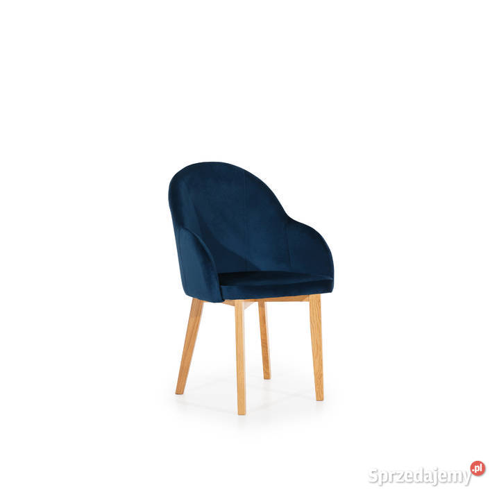 Krzesło drewniane dębowe bukowe tapicerowane Roy