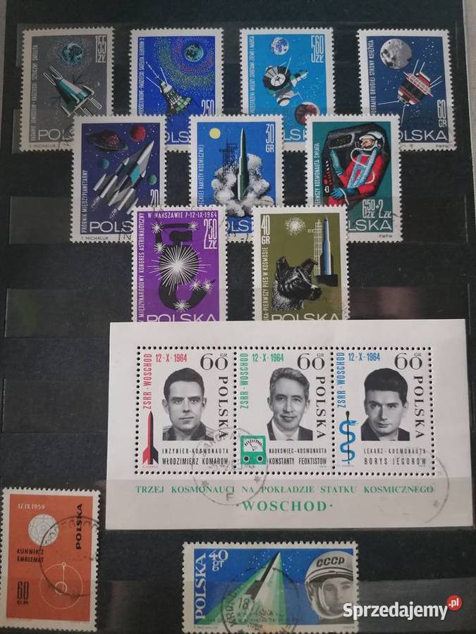 Album ze znaczkami nowymi i z pieczątkami lata Kraków sprzedam