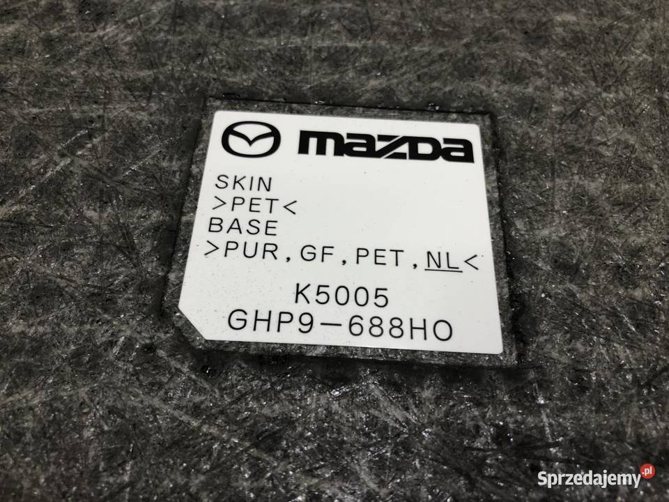 WYKŁADZINA BAGAŻNIKA GHP9688HO MAZDA 6 GJ KOMBI Dywaniki wielkopolskie