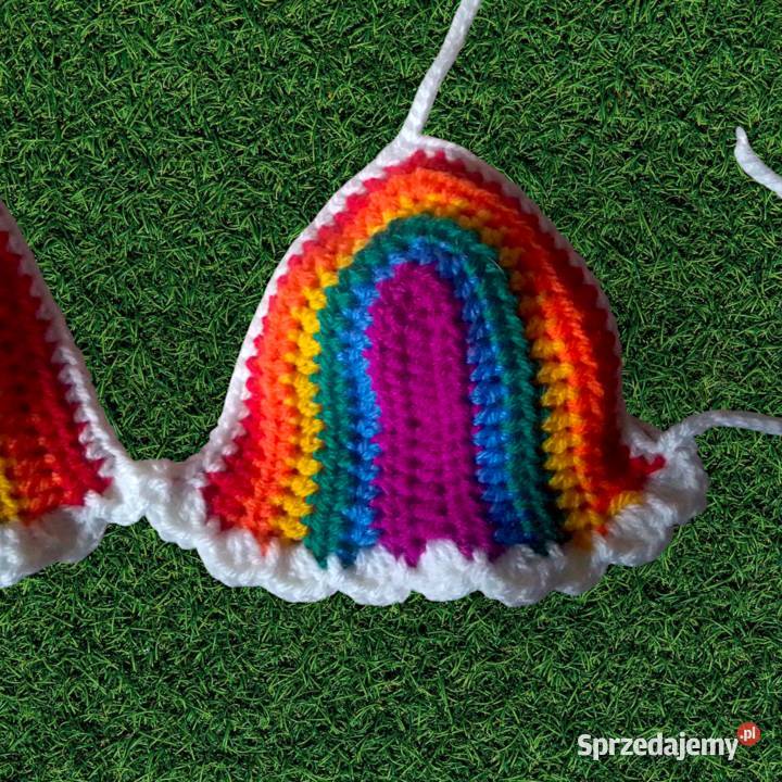 Top bikini rainbow Topy i koszulki