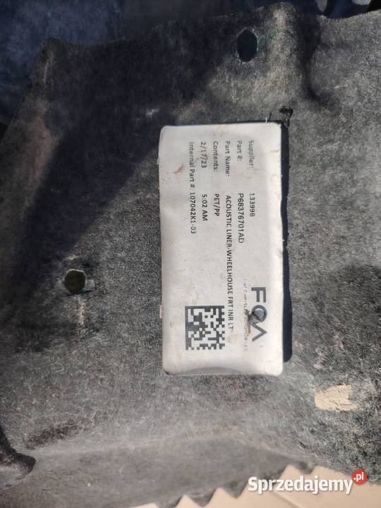 Nadkole lewe Jeep Grand Cherokee wl 68376701ad osobowe Książenice