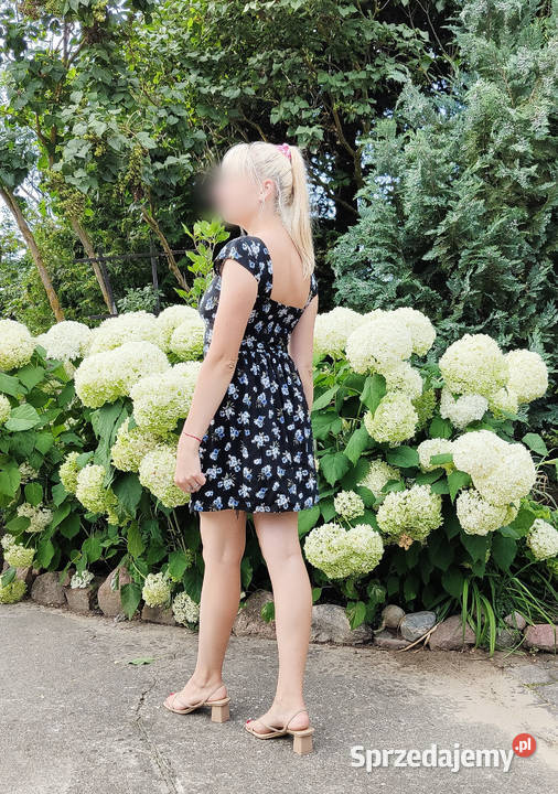 Sukienka Hollister S 36 na lato kwiaty floral Rozmiar 36(S) Szczecin