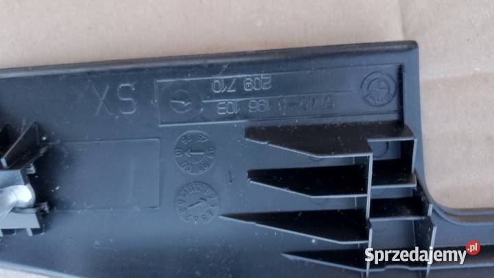 Dekory listwy BMW e46 czarny błyszczący Myślibórz