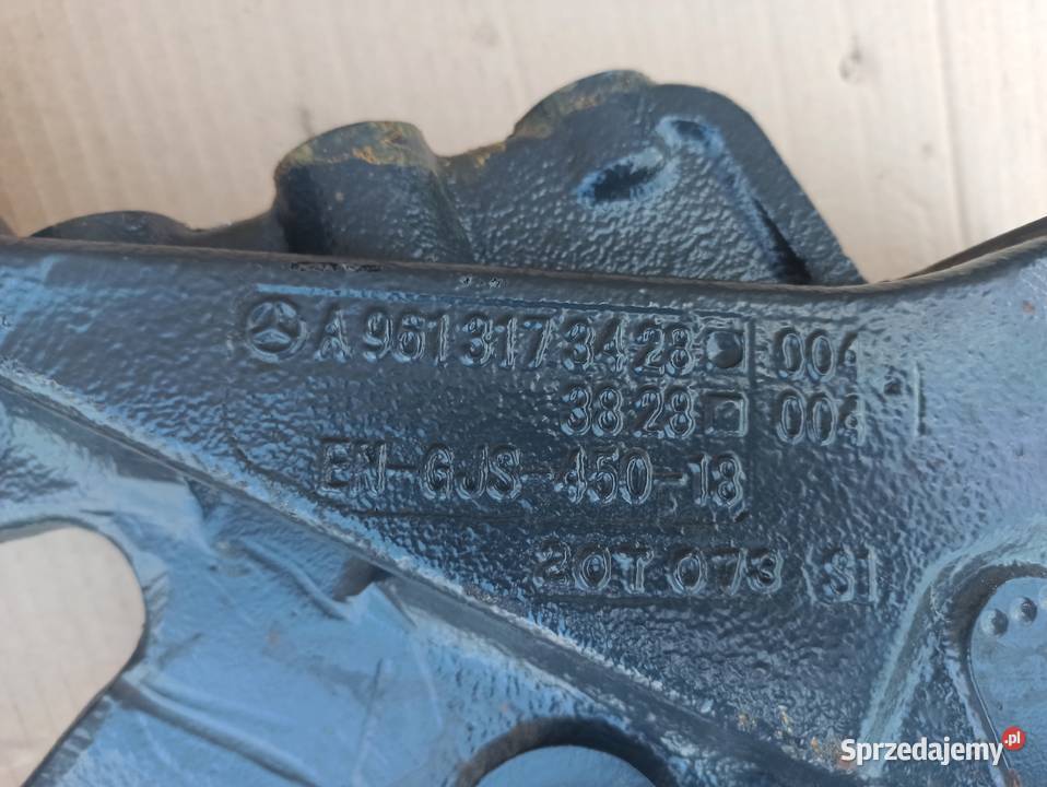 MERCEDES ACTROS ANTOS MP4 MP5 ŻELIWO UCHWYT RAMY Bieleń