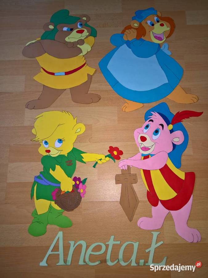 Dekoracje na Dzień Pluszowego Misia z brystolu Ryki