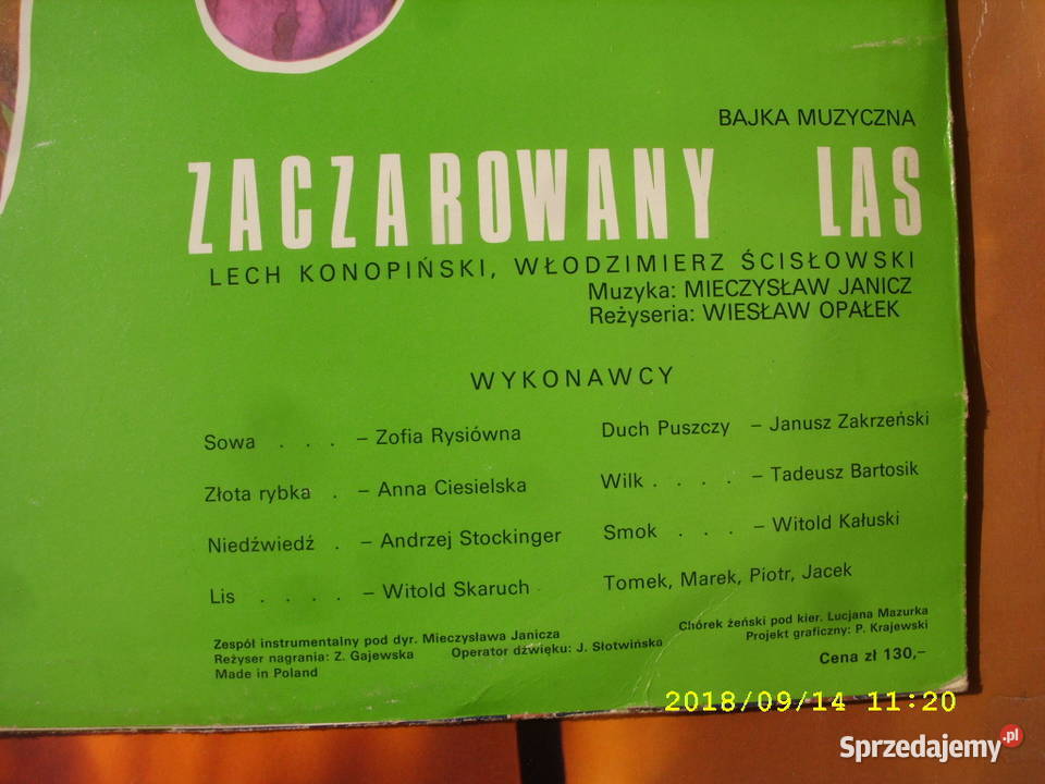 Lp bajka muzycznaZaczarowany las dolnośląskie Wołów
