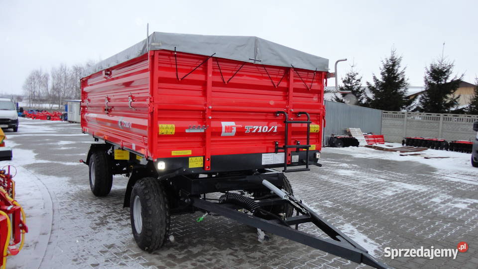 Przyczepa Metal Fach 6 ton T7101 ew 8 10 12 14t nieuszkodzony Przyczepy rolnicze wielkopolskie Jarocin