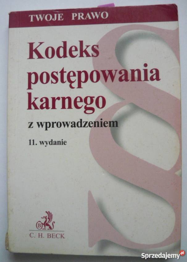 KODEKS POSTĘPOWANIA KARNEGO WYD 11 2003 Łódź sprzedam
