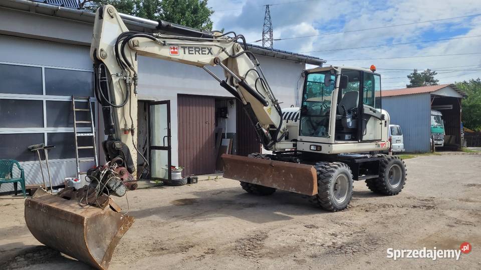Koparka kolowa terex tw 110 2010 mały przebieg Tomaszów Lubelski sprzedam