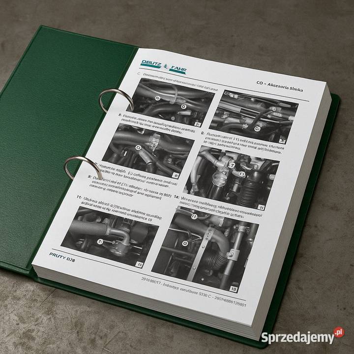 DEUTZ FAHR Agrotron 5100C Instrukcja NAPRAW Rok wydania 2016 pomorskie Gdańsk