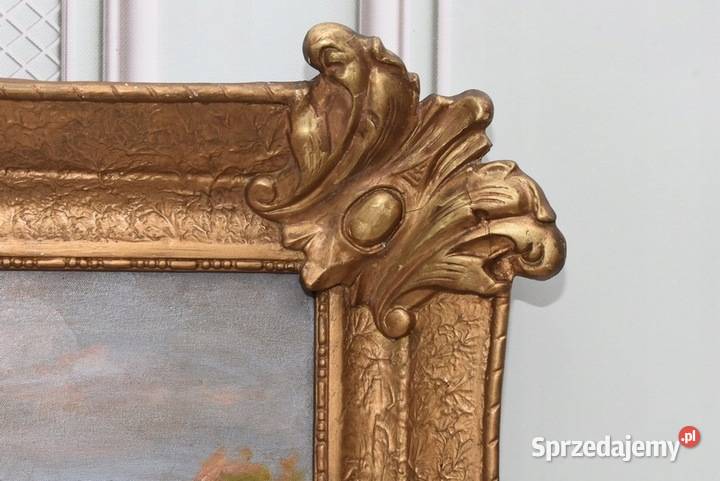 Wojciech Kossak Pogoń Bolszewikami Stary Duży Obrazki i obrazy Kraków
