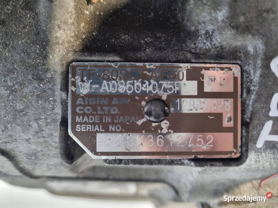 SKRZYNIA BIEGÓW Opel Zafira B 19 CDTI SKRZYNIA