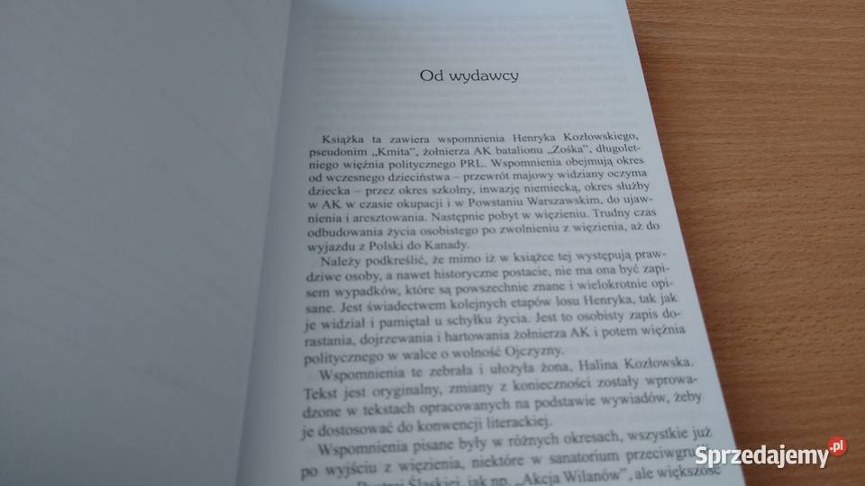 12 miesięcy wiele lat wspomnienia z AK Henryk