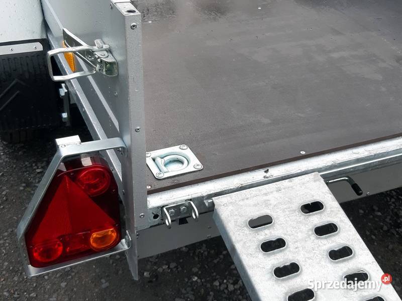Przyczepka 1oś 250x150 resor 4 haki najazdy Kielce