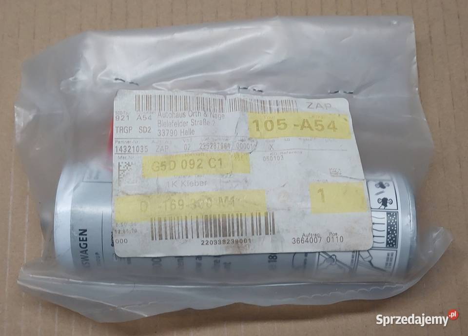 KLEJ DO PANELI ZEWNĘTRZNYCH VW AUDI D169300M1 osobowe dolnośląskie Mielęcin