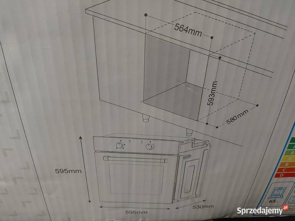 Elektryczny piekarnik do zabudowy CSB60 do zabudowy