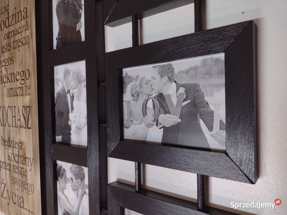 Multirama z drewna zestaw Ramek na zdjęcia 13x18 Warszawa sprzedam