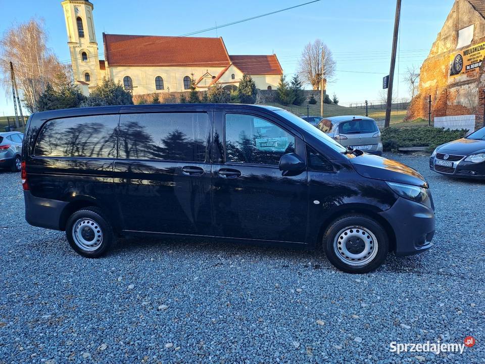 Mercedes Vito 16 d LONG czarny dolnośląskie Ząbkowice Śląskie