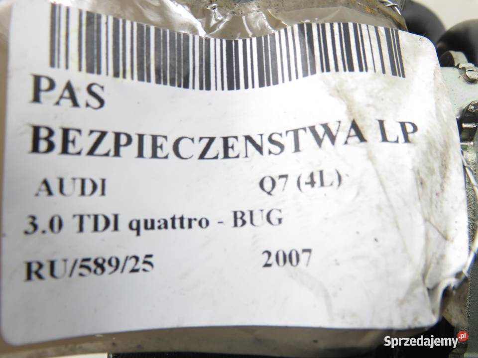 PAS LEWY PRZEDNI AUDI Q7 4L 606727200