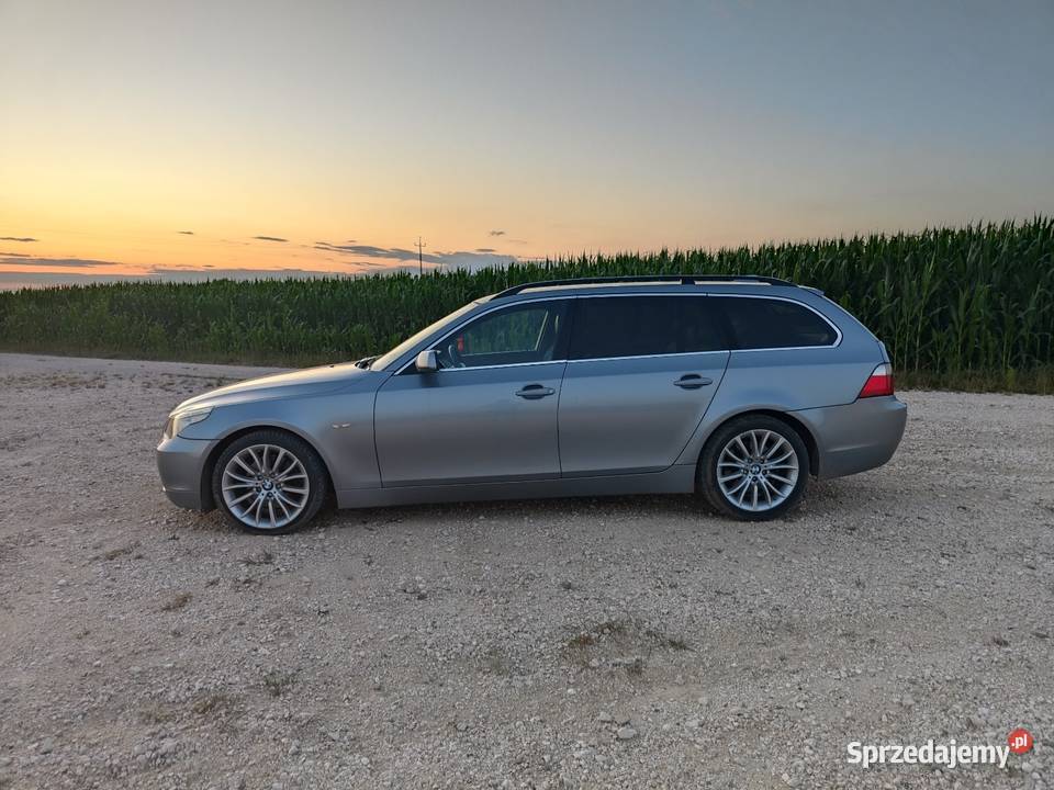 BMW e61 525d 25D CHIP 211 2004r Automat Skóra Seria 5 świętokrzyskie Bogoria