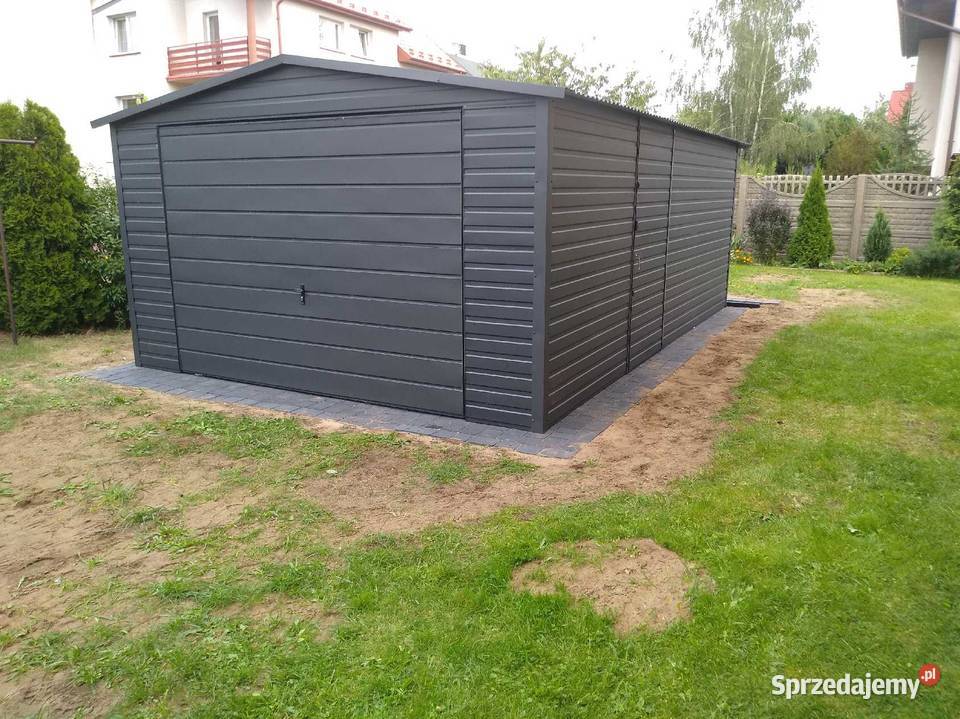 Garaż blaszany dach dwuspadowy 3x6 PRODUCENT Miedziana Góra sprzedam