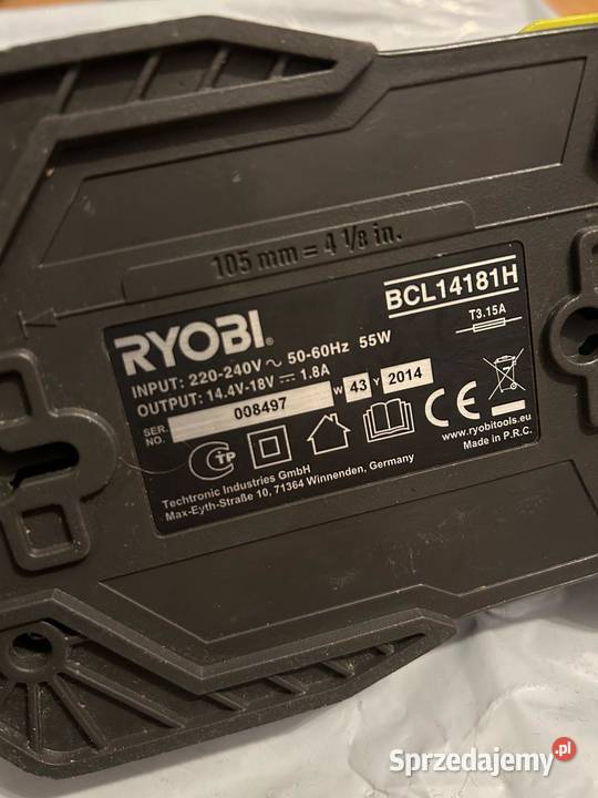 RYOBI ładowarka BCL14181H do akumulatorów 18V Chełm sprzedam