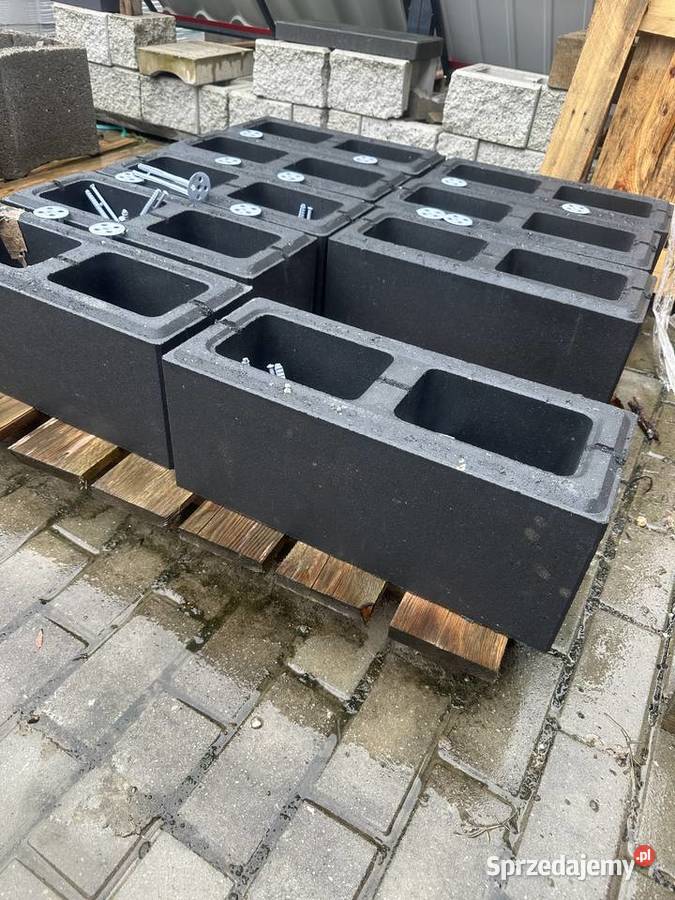 Bloczek ogrodzeniowy 20x20x50 gładki SIERADZ sprzedam