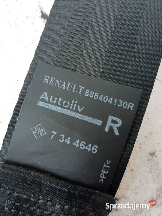 PAS BEZPIECZEŃSTWA PRAWY TYŁ KANAPY 888404130R osobowe