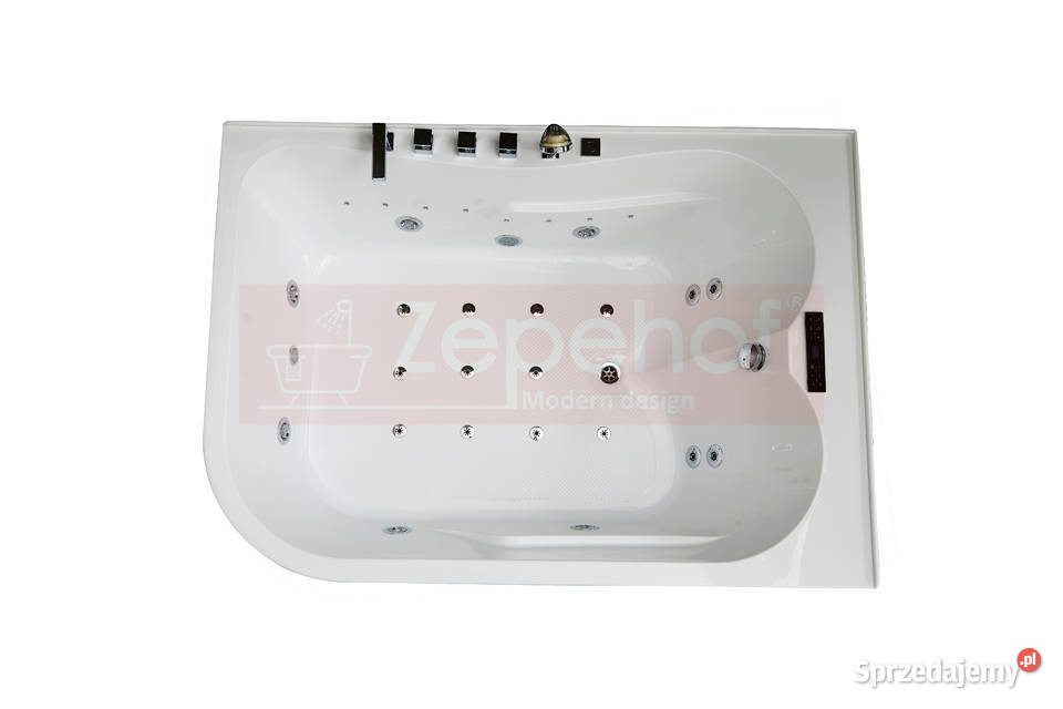 Wanna z hydromasażem LS7001 LEWA prostokątna