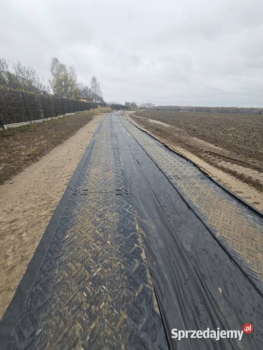 Płyty na błoto pod ciężki sprzęt płyty jezdne Gdańsk