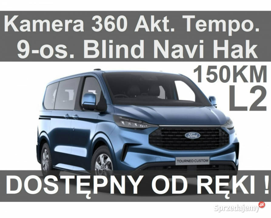 Ford Transit Custom Kombi L2 Trend 150 Kamera Transit  Custom zachodniopomorskie sprzedam