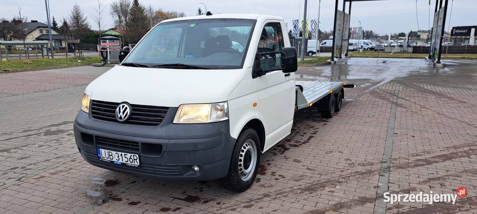 Vw Transporter Autolaweta T5 zadbana niski sprzedam