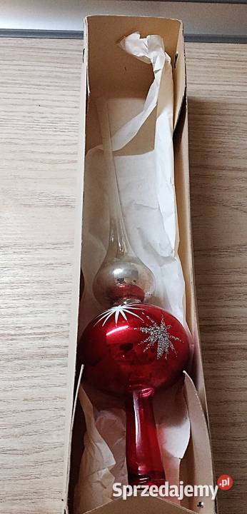 szpic na choinkę PRL Bukowno