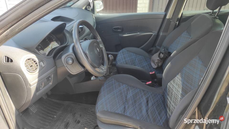 Renault Clio 12 z gazem clima 2008 welurowa tapicerka Chodzież