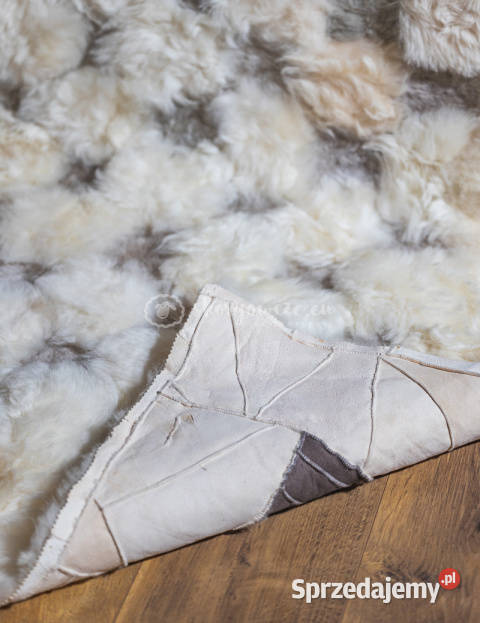 Narzuta ze skóry owczej strzyżonej island Rozmiar 160x200 Szaflary